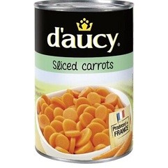 Sliced carrots 400g - Daucy