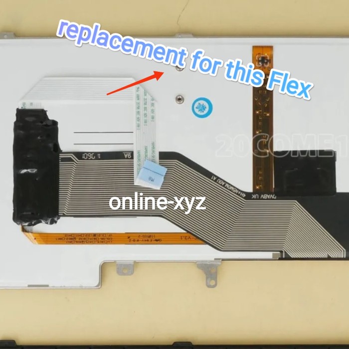 DELL Latitude E6420 E6430 E6440 สายยืดหยุ่นคีย์บอร์ด