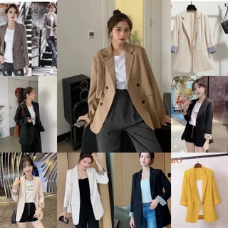 เสื้อสูท แขนยาว สไตล์ญี่ปุ่น พร้มส่งทีไทย-1129