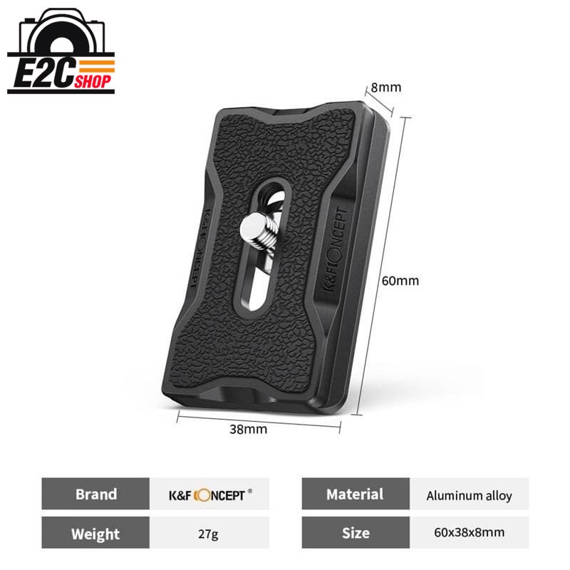 K&F QUICK RELEASE MOUNTING PLATE KF-28 SERIES KF31.030 สำหรับขาตั้งกล้อง/หัวบอลของกล้อง