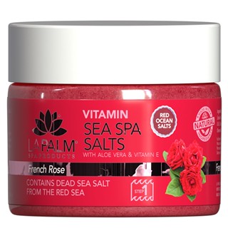 LA PALM VITAMIN SEA SPA SALTS FRENCH ROSE  ของแท้!! / Soak แช่ผิวกาย