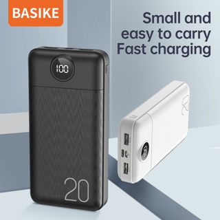 BASIKE Powerbank 10000mAh 20000mAH PT63 พาวเวอร์แบงค์ของแท้ แบตสำรอง พาเวอร์แบงค์ 100% original เพาเวอร์แบงค์แท้