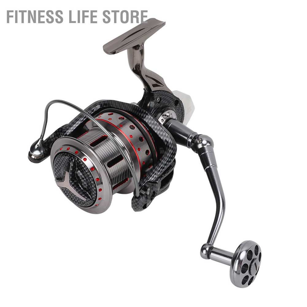 Fitness Life Shop Spinning Fishing Reel 4.7:1 Ratio 14+1BB Metal Wheel for Saltwater Freshwater Long Shot Outdoor #8