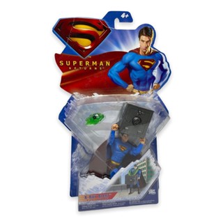 MATTEL 2006 : SUPERMAN RETURN : SUPERMAN X-RAY ALERT รุ่น 5.5 นิ้ว สินค้าจาก MATTEL ของแท้ 100%