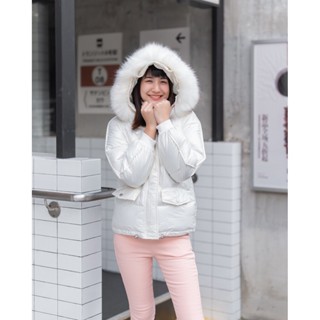 เสื้อโค้ทกันหนาวเคลือบเมทัลลิคกันน้ำ กันหิมะ100% ใส่อากาศติดลบ CO82 PEARL PARKA