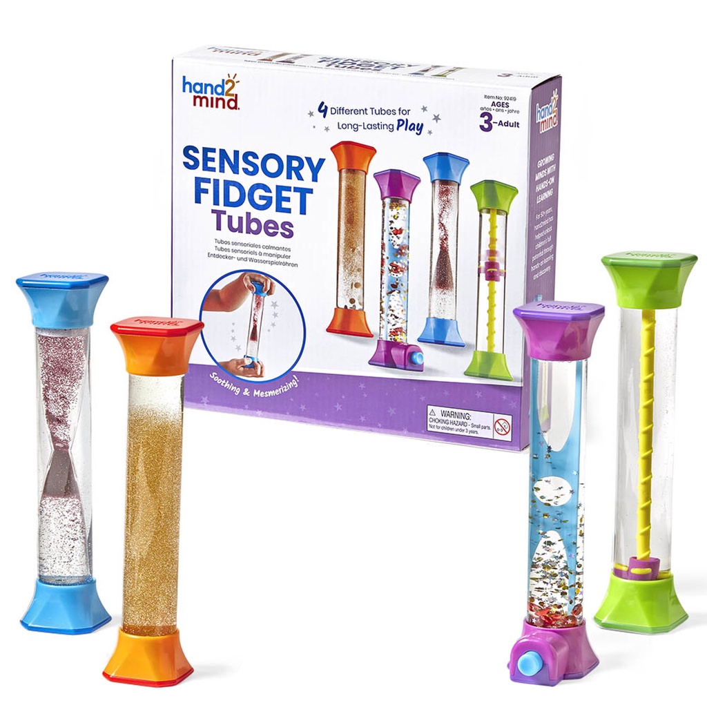 [ 3 ขวบ + ] Sensory Fidget Tubes - [จากแบรนด์ Hand2Mind] [พร้อมส่ง]!!!