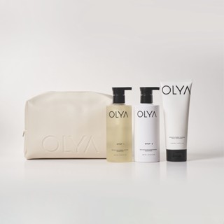 OLYA Ready to Shine Set (Shampoo + Mask +Bag)