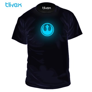 เสื้อยืดผ้าฝ้าย Yuanl5 {พร้อมส่ง เสื้อยืดผ้าฝ้าย 100% พิมพ์ลาย Star Wars Movie Hero Icons เรืองแสง โอเวอร์ไซซ์ XS-4xl ขอ