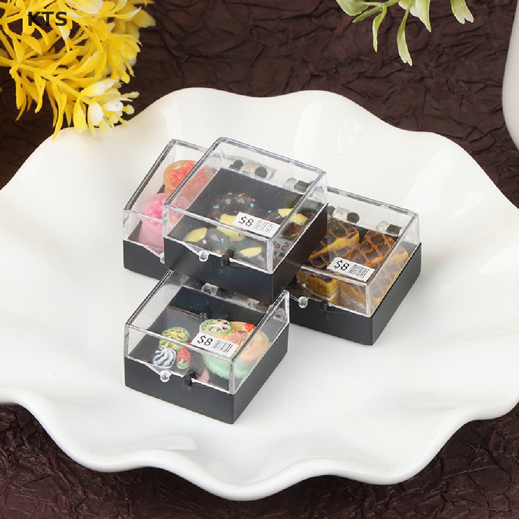 Kts โมเดลเค้ก ขนมหวานจิ๋ว 1:12 อุปกรณ์เสริม สําหรับตกแต่งบ้านตุ๊กตา