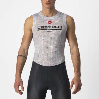 Castelli Pro เสื้อแขนกุด ผ้าตาข่าย แบบแห้งเร็ว สําหรับขี่จักรยาน