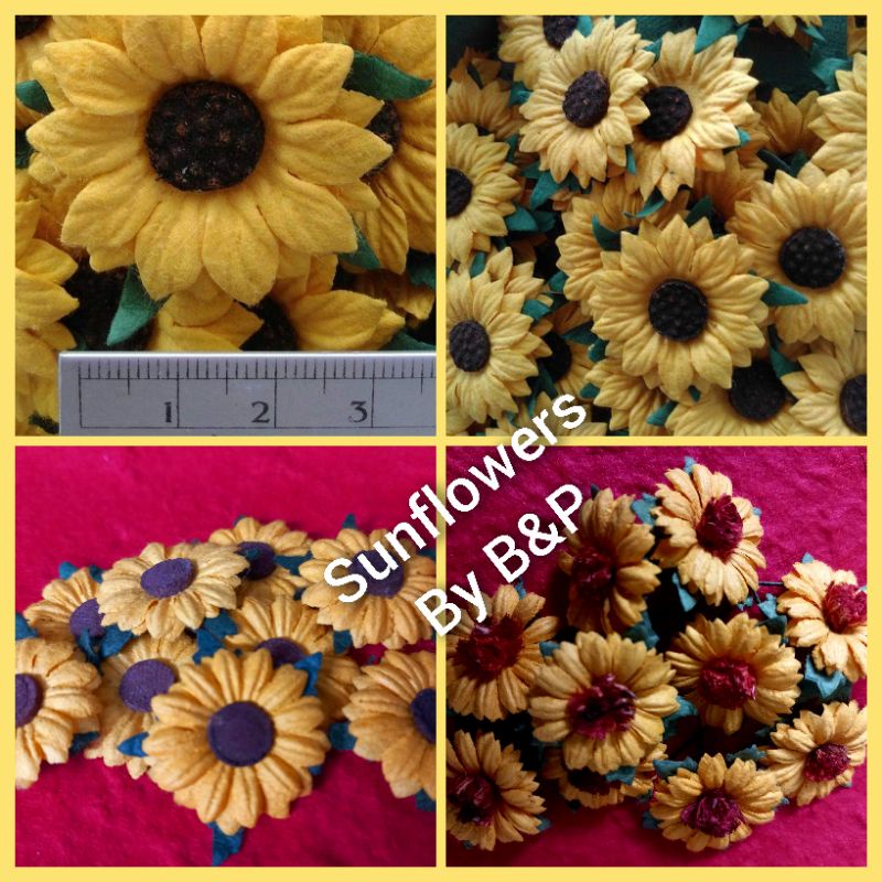 #ดอกทานตะวัน#sunflowers #ดอกกระดาษสาแฮนด์เมด – โปรปัง