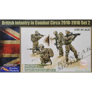 GECKO 35GM0016 BRITISH INFANTRY IN COMBAT CIRCA 2010-2016 SET 2 [1/35]