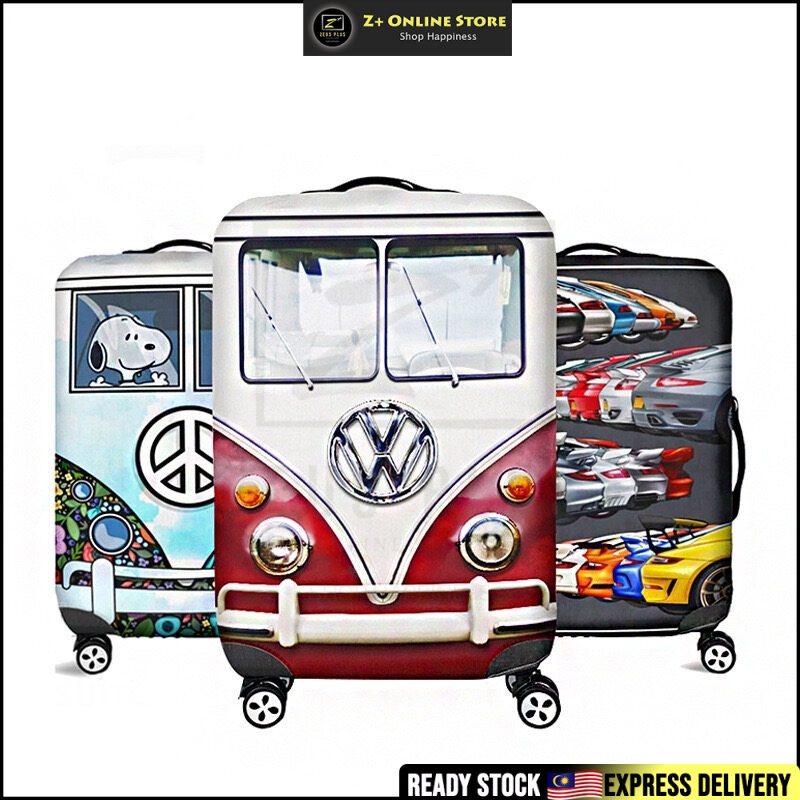 ZPLUS Car & Train Design ตัวป้องกันกระเป๋าเดินทางแบบยืดหยุ่นกระเป๋าเดินทางกระเป๋าเดินทาง Anti Scratc