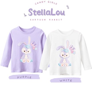 เสื้อยืดเด็ก แขนยาว คอกลม ลายการ์ตูน StellaLou