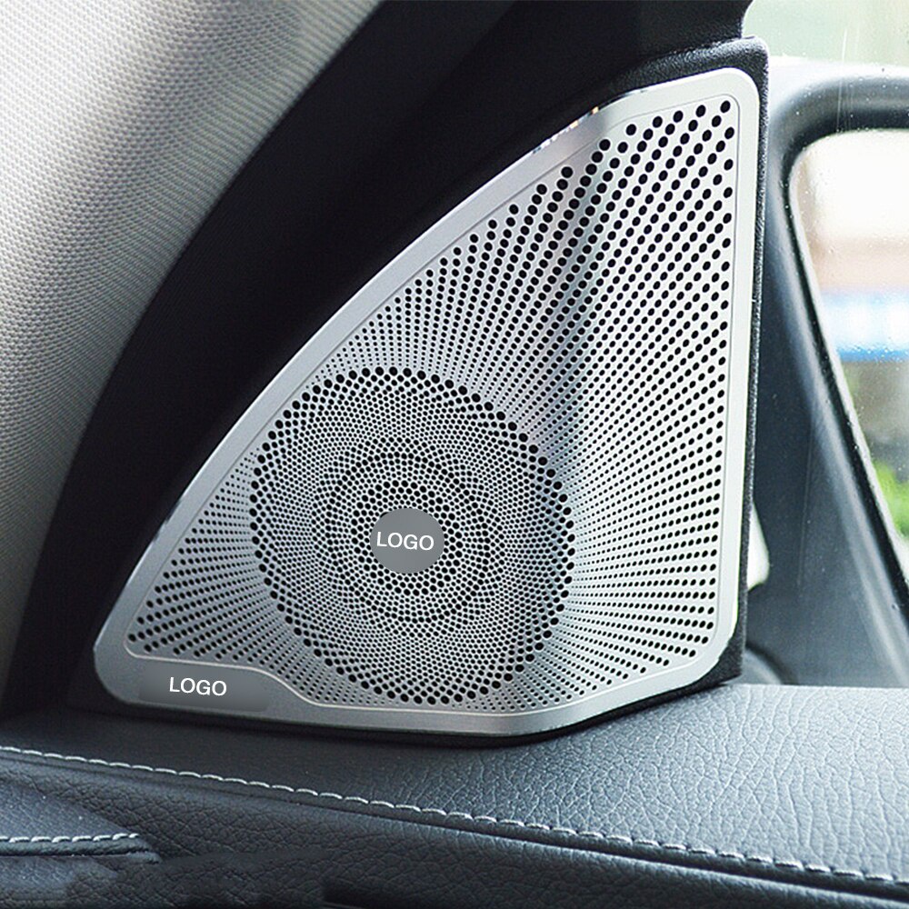 Car front door speaker cover For Mercedes Benz W205 C class series tweeter outer casing treble