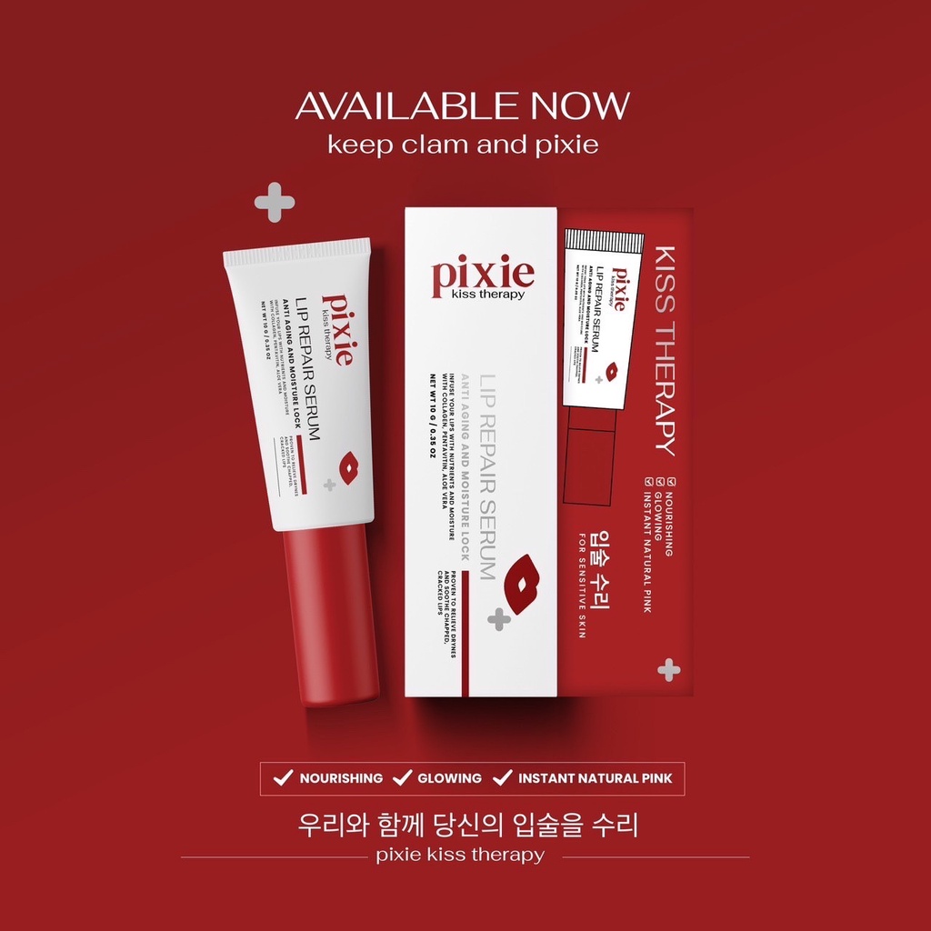 (ลด 50% ในไลฟ์)❤️‍  ลิปพิกซี่ Pixie lip repair serum ลิปบาล์ม ลิปบำรุง  ลิปแก้ปากคล้ำ ปากนุ่มอมชมพู ลิปหัวนวดผลักวิตามิน ราคา ถูกที่สุด ดีลบีเคเค แกลเลอรีภาพที่ 7