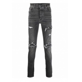 Amiri Ripped-detail Jeans in Grey
กางเกงยีนส์ขาดขาด สีเทา