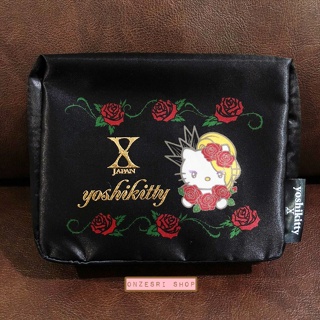 กระเป๋า Yoshikitty Pouch (Limited) สีดำ ขนาด 16 x 13 x 5 ซม.