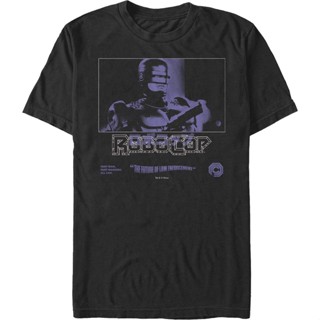 Purple Photo Robocop T-Shirt เสื้อยืด cotton เสื้อยืดชาย เสื้อยืดผู้หญิง