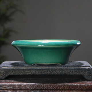 Jingdezhen กระถางดอกไม้เซรามิค ทรงกลม สีสันสดใส สไตล์จีนคลาสสิก