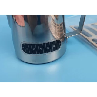 สติ๊กเกอร์วัดอุณหภูมิแก้วสตรีมฟองนม ถ้วยกาแฟ แกวกาแฟ สติ๊กเกอร์วัดอุณหภูมิ ขนาด 18.8x89.6 มม.