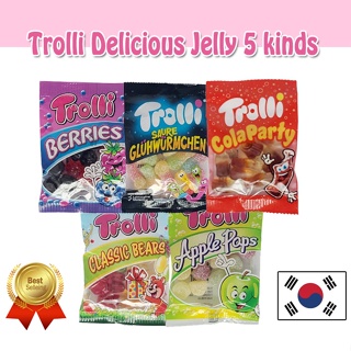 Trolli Delicious jelly 5 ชนิด 20 กรัม / ส่งจากเกาหลี / วุ้นที่ถูกใจมากที่สุดในโลก