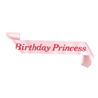 สายสะพาย Birthday Princess Sash (Pink)