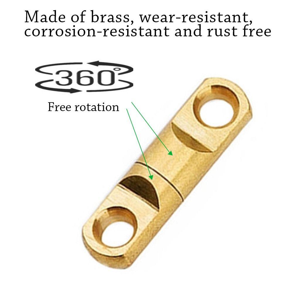 AMBER ลูกหมุนตกปลา ทองแดง 6 มม. 7 มม. 8 มม. 9 มม. 10 ชิ้น ต่อชุด - รูปที่ 4