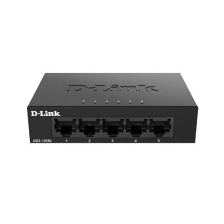 D-LINK 5/8 Port Gigabit Switching Hub 10/100/1000 Mbps  รุ่น DGS-105GL DGS-108GL