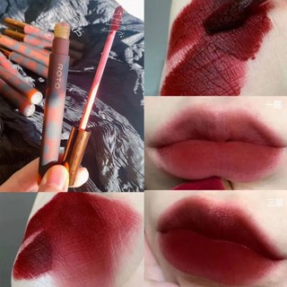 Sandy Red Brown Matte Lip Liner และลิปสติกแต่งหน้า เนื้อแมตต์ ลิควิดลิปสติก 24H กันน้ํา ติดทนนาน Labiales Mate ลิควิดลิปสติก