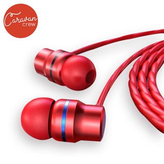 Caravan Crew Headset earphone headphone หูฟัง สายหูฟัง หูฟังเบสหนัก หูฟัง หูฟังอินเอียร์ เบสหนักๆ หูฟังเกมมิ่ง 3.5mm