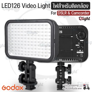 Qcase - รับประกัน 1 ปี - GODOX LED 126 ไฟ 126 ดวง สำหรับกล้อง DSLR Camera Camcorder Mini DVR - LED126 Video Light