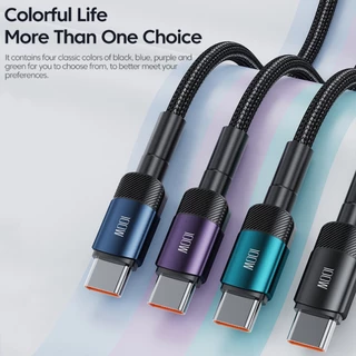 Toocki 100W สายชาต Type C สายชาร์จชาร์จเร็ว USB C สายชาร์จข้อมูลแบบเร็ว รองรับ Huawei Super Fast Charge