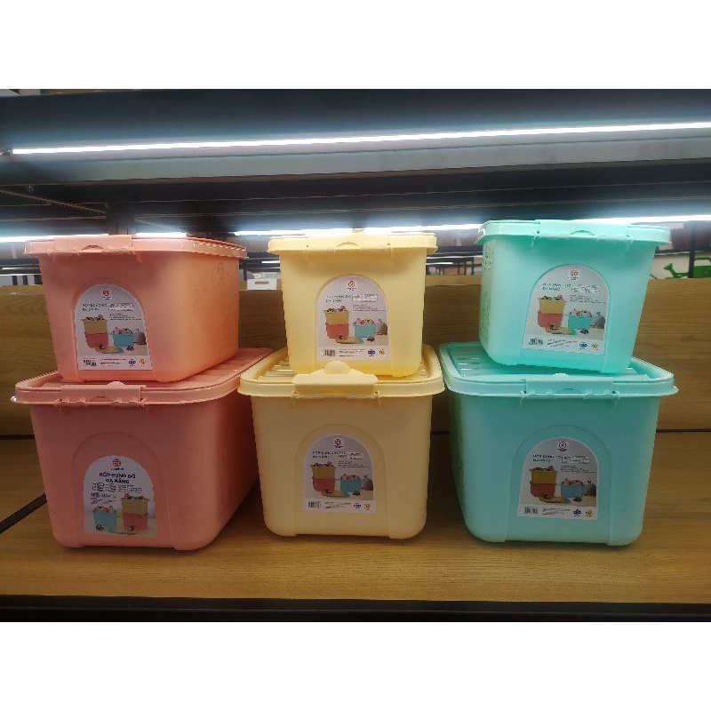 Viet Nhat กล่องเก็บของอเนกประสงค์พลาสติก MS6626