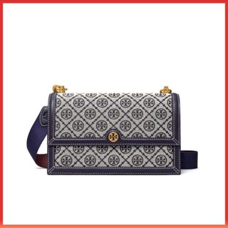 TORY BURCH T MONOGRAM ทรัมเป็ต แพคเกจไหล่เดี่ยว 135845