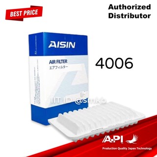 Aisin ARFT-4006 กรองอากาศ Toyota Altis ปี03-07 Toyota Wish / กรองอากาศ Altis03 17801-22020 / 17801-0D030 ALTIS03