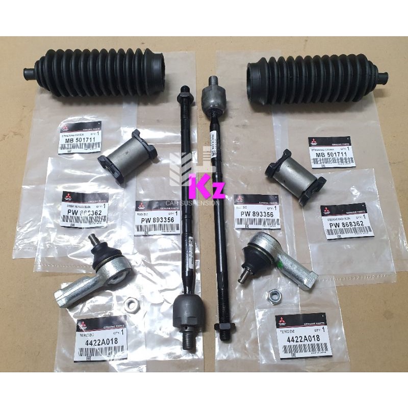 SATRIA NEO 1.3/1.6 2006-2015 - 8 IN 1 ชุด -STEERING REPAIR KIT (STEERING BUSH/COVER/TRACK END/TIE ROD)