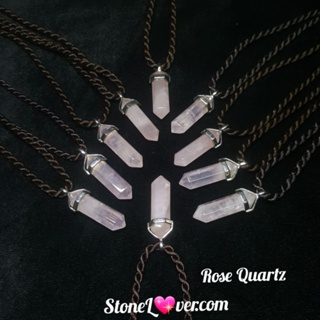 #Rose Quartz #Pendant #จี้#จี้หินโรสควอตซ์ #หินความรัก 
#หินสุขภาพ