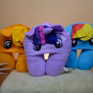 หมอนรองคอ Twilight Sparkle &amp; Rainbow Dash &amp; Applejack My Little Pony มายลิตเติ้ลโพนี่ โพนี่