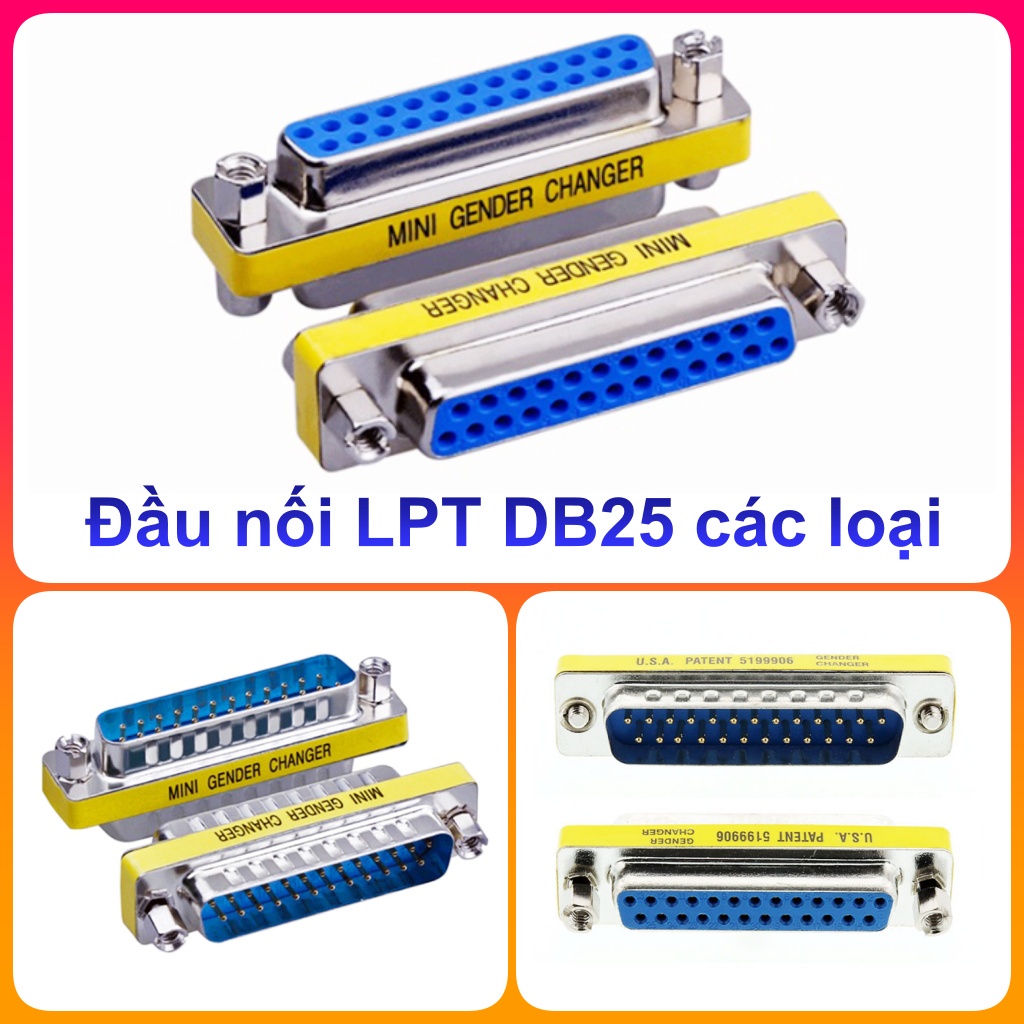 ประเภทขั้วต่อ COM DB25 Female to Female, DB25 Male to Male, DB25 Male to Female ใช้เชื่อมต่อ DB25 CO