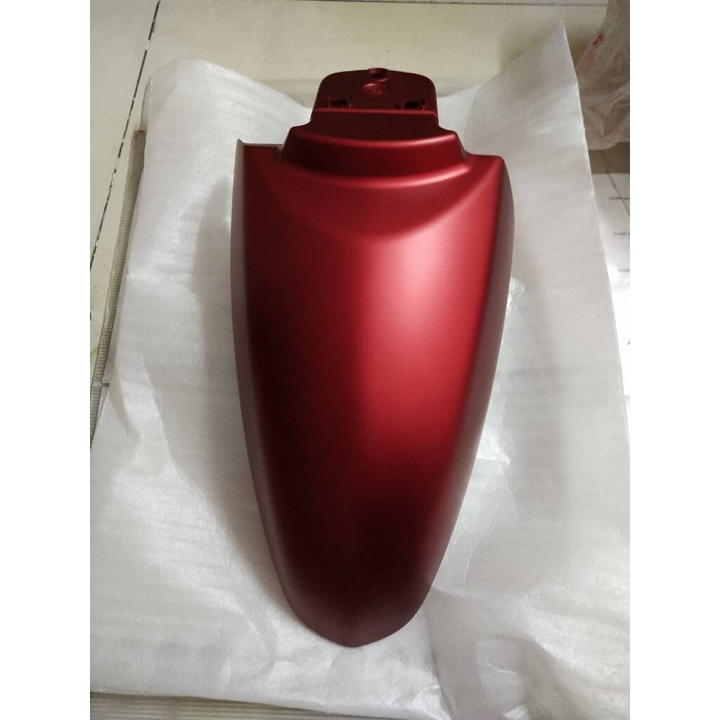 บังโคลนหน้าสีแดงฟีโน่หัวฉีด FINO FI , FINO125 อะไหล่แท้ YAMAHA 1YC-F1511-00-P7
