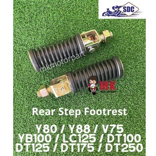 (SDC) ที่พักเท้าด้านหลัง สําหรับ Yamaha Y80 Y88 V75 YB100 RD125Lc DT100 DT125 DT175 DT250