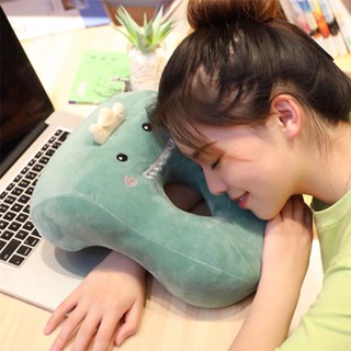 หมอนงีบ Nap Pillow 3 in 1 หมอนมีรู รองคอ สอดแขนได้ Happy Health