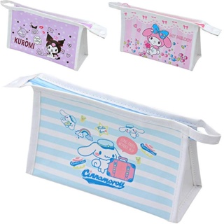 SANRIO กระเป๋าดินสอ อเนกประสงค์ จุของได้เยอะ ลายการ์ตูนอนิเมะ mymelody Kuromi Cinnamoroll น่ารัก เหมาะกับของขวัญวันเด็กนักเรียน สําหรับใส่เครื่องเขียน