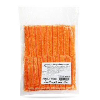 [ขนส่งด้วยรถเย็น]คิบุน ปูอัดยาว ขนาด 9 ซม. เกรดซูชิ 500 กรัม - Kibun Imitation Crab Stick 9 Cm Sushi grade 500 g