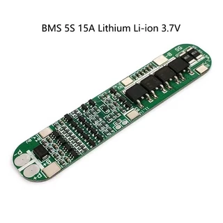 แผงวงจร BMS 5S 15A 21V บอร์ดป้องกันแบตเตอรี่ Lithium Li-ion เหมาะสำหรับแบตเตอรี่ลิเธียมไอออนลิเธียมไอออน 18650 BMS 3.7V