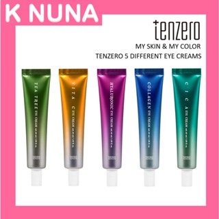 TENZERO 5 EYE CREAM 40ml/ CLEARING TEATREE/ GREEN TANGERINE VITA C/ HYDRATING HYALURONIC/ MOISTURE COLLAGEN/ RELIEF CICA