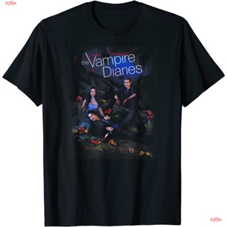 2022 Vampire Diaries Tempted T-Shirt เสื้อยืด ดพิมพ์ลาย เสื้อยืดผ้าฝ้าย คอกลม cotton ความนิยม discount Unisex