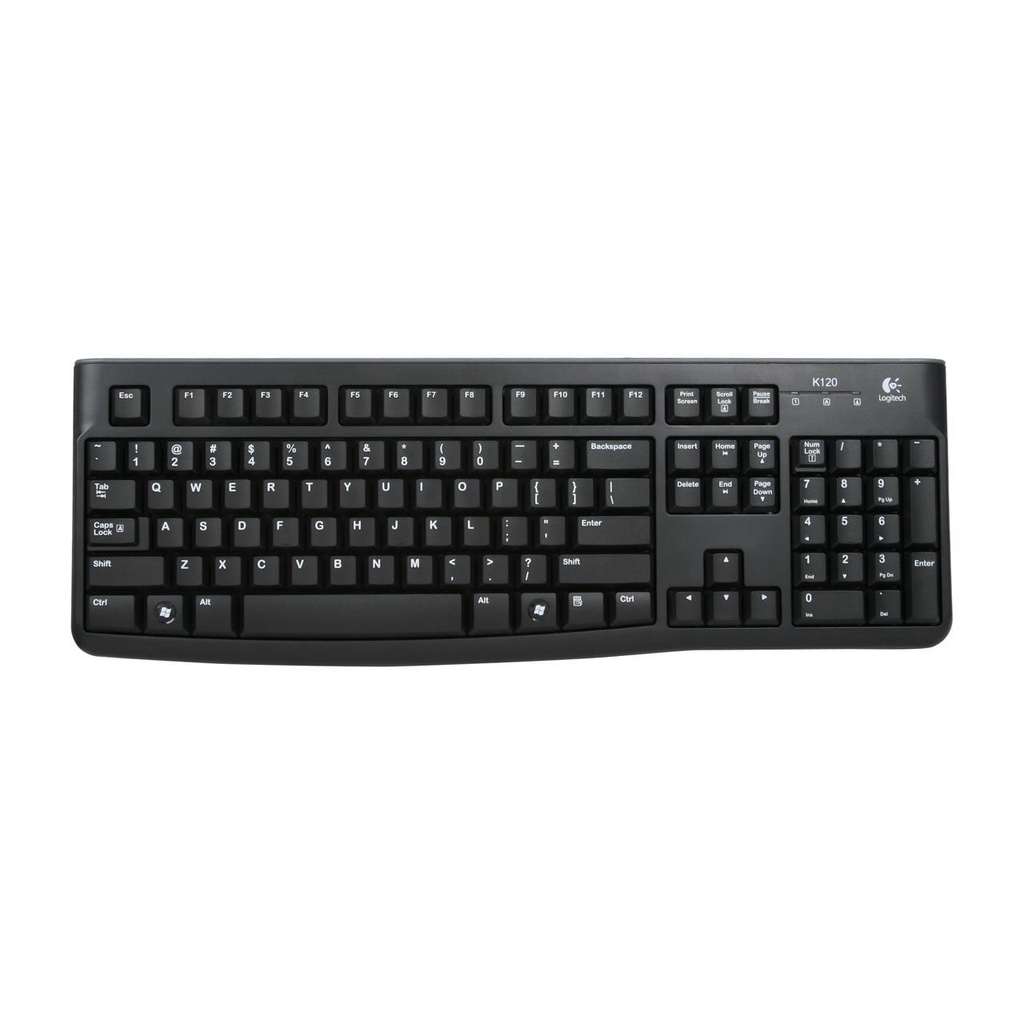 Logitech MK120 Wired USB Keyboard and Mouse 2 in1 USB Black (ไทย-อัง TH/ENG)-ประกัน 2 ปี - รูปที่ 6