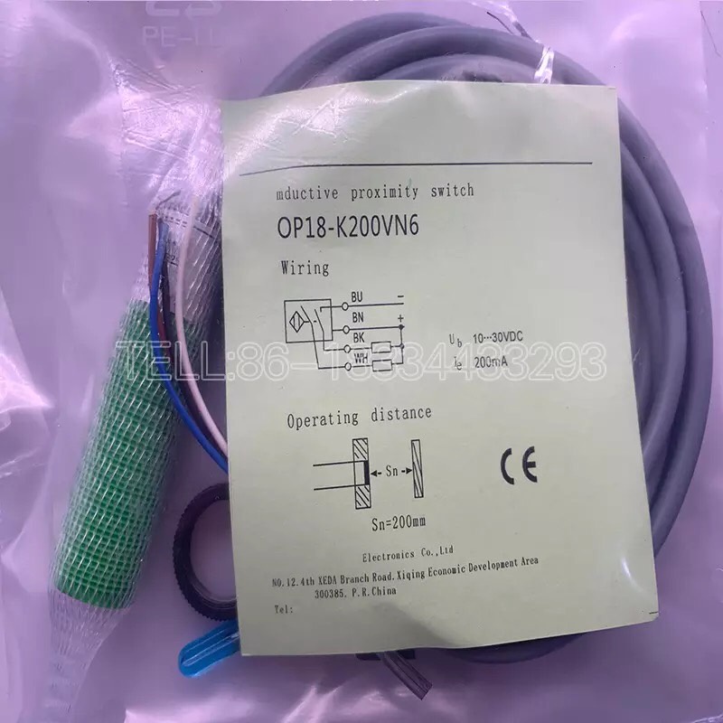 Photoelectric Sensor OP18 - K200VN6 10-30 VDC NPN